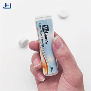 โรงงานขายตรง10ชิ้นหลอดบรรจุเรยอน<span class=keywords><strong>100%</strong></span> อัดเนื้อเยื่อนอนวูฟเวน/ผ้าเช็ดปาก/ผ้าขนหนู - Product Image 5