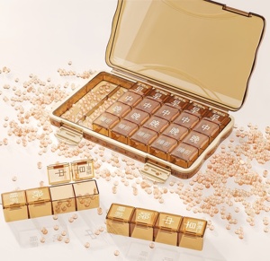 Pastillero Semanal Desmontable de 21/28 Compartimentos, Organizador de Pastillas para Viaje, Estuche de Almacenamiento de Medicamentos para 7 Días - Product Image 6