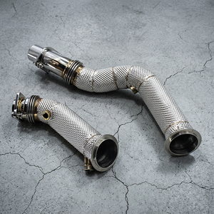 Tubería de escape BOSKSA Racing para BMW M3/M4 F80/F82 S55 3.0T 2014-2019, sistema de escape ss304, tubos rectos, colector. - Product Image 1