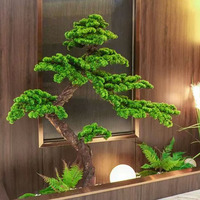 Árbol de Pino Artificial de Alta Gama Personalizado para Decoración Interior y Exterior, Paisajismo y Plantas Verdes Simuladas