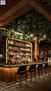 Meubles commerciaux de luxe pour bars et caves à vin : chaises hautes, bureaux, tables, canapés, banquets, comptoirs de bar pour la décoration et la conception de restaurants - Product Image 3