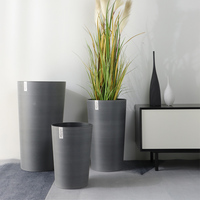 Petits/grands pots de fleurs en plastique pour la décoration intérieure et extérieure, jardinières, vente en gros pour les centres commerciaux