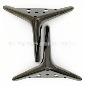 Pata de Mueble de Estilo Europeo de Tres Puntas, Metal Plateado en Color Gris Metálico, Soporte Resistente para Sofá, Gabinete, Mesa de Centro - Product Image 5