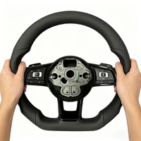 Volant de voiture en cuir personnalisé en stock pour Volkswagen Golf 6 MK6 GTD GTI R Scirocco Polo