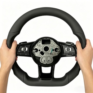 Volant <span class=keywords><strong>de</strong></span> voiture en cuir personnalisé en stock pour Volkswagen Golf 6 MK6 GTD GTI R Scirocco Polo - Product Image 6