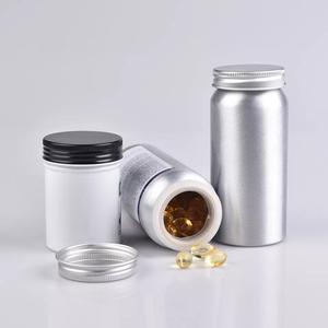 Vitamine Aluminium Metalen Blikjes Leeg 100Ml 120Ml Goede Afdichting Brede Mond Supplement Fles Aluminium Vitamine Flessen - Product Image 2