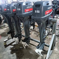 Motor Tempel 2 Tak 15HP Laris Manis, Mesin Kapal Enduro Marine Kompatibel dengan 6B4 E15DML