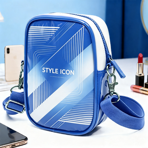Bolso Bandolera <span class=keywords><strong>de</strong></span> Cuero Patentado Brillante <span class=keywords><strong>de</strong></span> Primera Calidad, Impermeable, Unisex, <span class=keywords><strong>de</strong></span> Diseño, con Logotipo Personalizado - Product Image 3