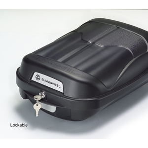 Maleta Rígida con Candado para Bicicleta, Bolsa de Almacenamiento Trasera con Compartimento para Portátil para Bicicleta Urbana - Product Image 3