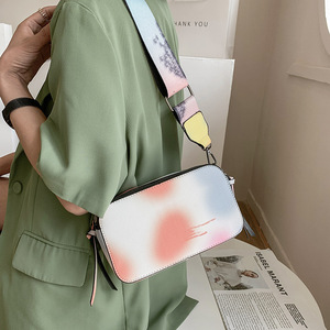 Bolso pequeño y colorido para mujer, bandolera con correa ancha para el hombro, <span class=keywords><strong>2022</strong></span> - Product Image 4