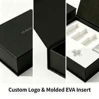 Caja de Perfume con Forma de Libro, Diseño Moderno, Personalizada, de Alta Gama, Ecológica, Rígida, Magnética, con Forro de Esponja Mate
