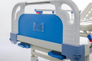 ABS kepala papan tinggi dapat diatur murah tempat tidur rumah sakit medis 2 fungsi Manual tempat tidur menyusui rumah sakit - Product Image 5