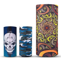 Bandeau de tête personnalisé imprimé, sans couture, pour la pêche, bandana, durag, écharpe de motard, cagoule, bandana facial, en provenance de Chine