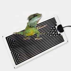 Almohadilla calefactora eléctrica para Reptiles y mascotas, almohadilla térmica de 5w con enchufe europeo