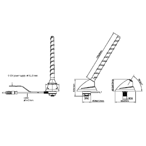 <span class=keywords><strong>Antenne</strong></span> FM/AM pour <span class=keywords><strong>Peugeot</strong></span> 307, connecteur FAKRA, 22db, <span class=keywords><strong>antenne</strong></span> <span class=keywords><strong>radio</strong></span> de voiture et faisceau de câblage - Product Image 5