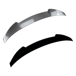 Mercedes-Benz CLE Coupe Rear Spoiler Piano <b>Black</b> Carbon Fiber Texture ABS Ducktail <b>Trunk</b> Wing 2024+ - Product Image 4