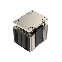Xinhao serveur PC haute puissance LGA7529 M95 1U ventilateur passif Cpu Module de refroidissement à glissière base de cuivre ailette en aluminium refroidisseur de processeur