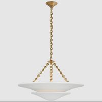 Lustre classique français rétro XINZHONG en laiton massif, luminaire de luxe simple pour salon et chambre à coucher, style chandelier