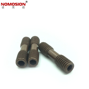NOMOSION <b>Double</b>-<b>End</b> <b>Screw</b> M6x25 Internal Hexagon Copper Color For Tool Holder - Product Image 4