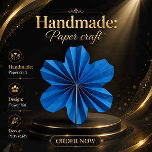 3D Paper Folding Fan <b>Flowers</b> Honeycomb Balls Wedding Party Hanging <b>Garland</b> Decor Set - Product Image 6