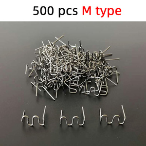 500 Uds. <span class=keywords><strong>Para</strong></span> soldador de plástico, pistola, Kit de herramientas de reparación de parachoques de coche, <span class=keywords><strong>grapas</strong></span> grapadoras calientes - Product Image 5