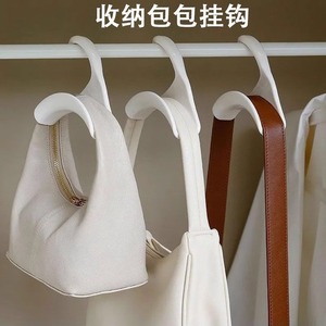 Seamless Bag <b>Hooks</b> Japanese Style Arched Rack For Bags Jewelry Hat Scarf Storage White Gray Black PP Material 10-15kg Load - Product Image 5
