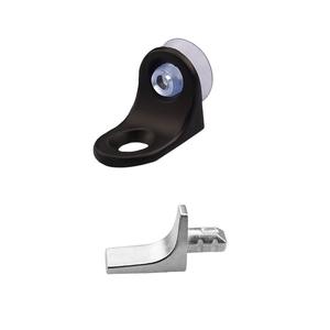 Supports d'étagère de cave à vin en alliage à angle droit, axe central, connexion dissimulée, supports en verre, clous de cloison, boulons de meubles - Product Image 6