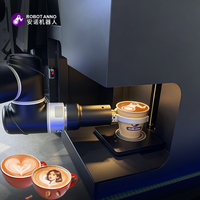 Machine à café automatique sans personnel avec impression de photos, robot barista à double bras robotique