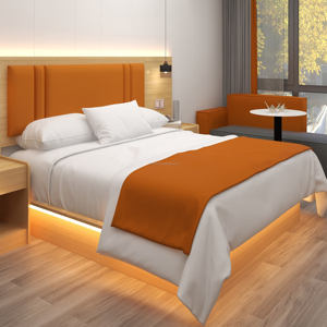Juego de Muebles de Madera para Dormitorio de Hotel de Gama Media a Baja, Directo de Fábrica |   Diseño Personalizado + Diseño Gratuito |   Tamaño Personalizado - Product Image 6