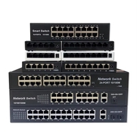 Switch de Red Gigabit Inteligente de 8 Puertos en Carcasa de Plástico, 8 Puertos RJ45 de 10/100/1000 Mbps, IEEE 802.3 para Monitoreo CCTV, en Existencia