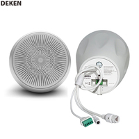 DEKEN FIT Q6L (BT) 40W IP55 Speaker Taman Aktif Tahan Air dengan Amplifier Digital 2x50W Terintegrasi untuk Luar Ruangan, Sistem PA