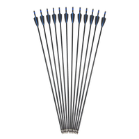 Flèches en fibre de verre de 31,5 pouces pour tir à l'arc, flèches en fibre de verre pour arc recurve, pour la chasse et la pratique