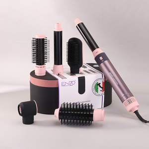 Sèche-cheveux ionique ENZO Salon 6 en 1 <span class=keywords><strong>Brosse</strong></span> à air chaud ionique négative <span class=keywords><strong>Brosse</strong></span> à cheveux sèche-cheveux rotatif Sèche-cheveux <span class=keywords><strong>Brosse</strong></span> - Product Image 5