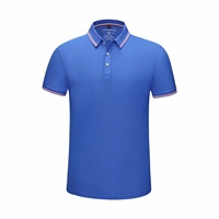 Op maat gemaakte logo promotie grote formele sport golf T-shirt gehaakt regular unisex anti-kreuk wollen polyester/katoen