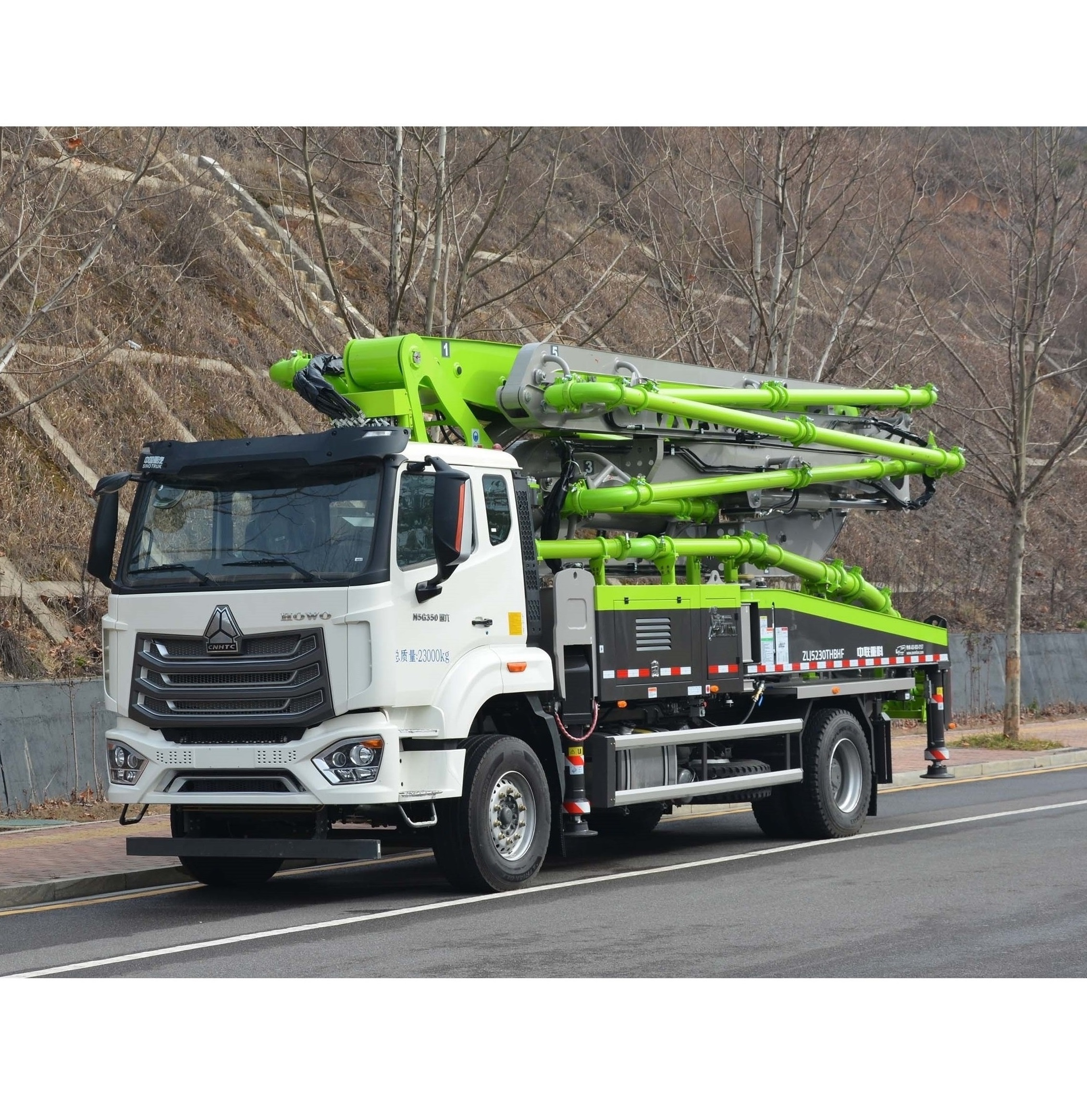 ケンムン Zoomlion 38X-5RZ Concrete Pump Truck - High Efficiency