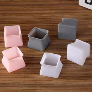 Couvre-pieds <span class=keywords><strong>de</strong></span> <span class=keywords><strong>chaise</strong></span>, tabouret antidérapant, silencieux, résistant à l'usure, en silicone, <span class=keywords><strong>protection</strong></span> pour les jambes, 1 pièce - Product Image 2