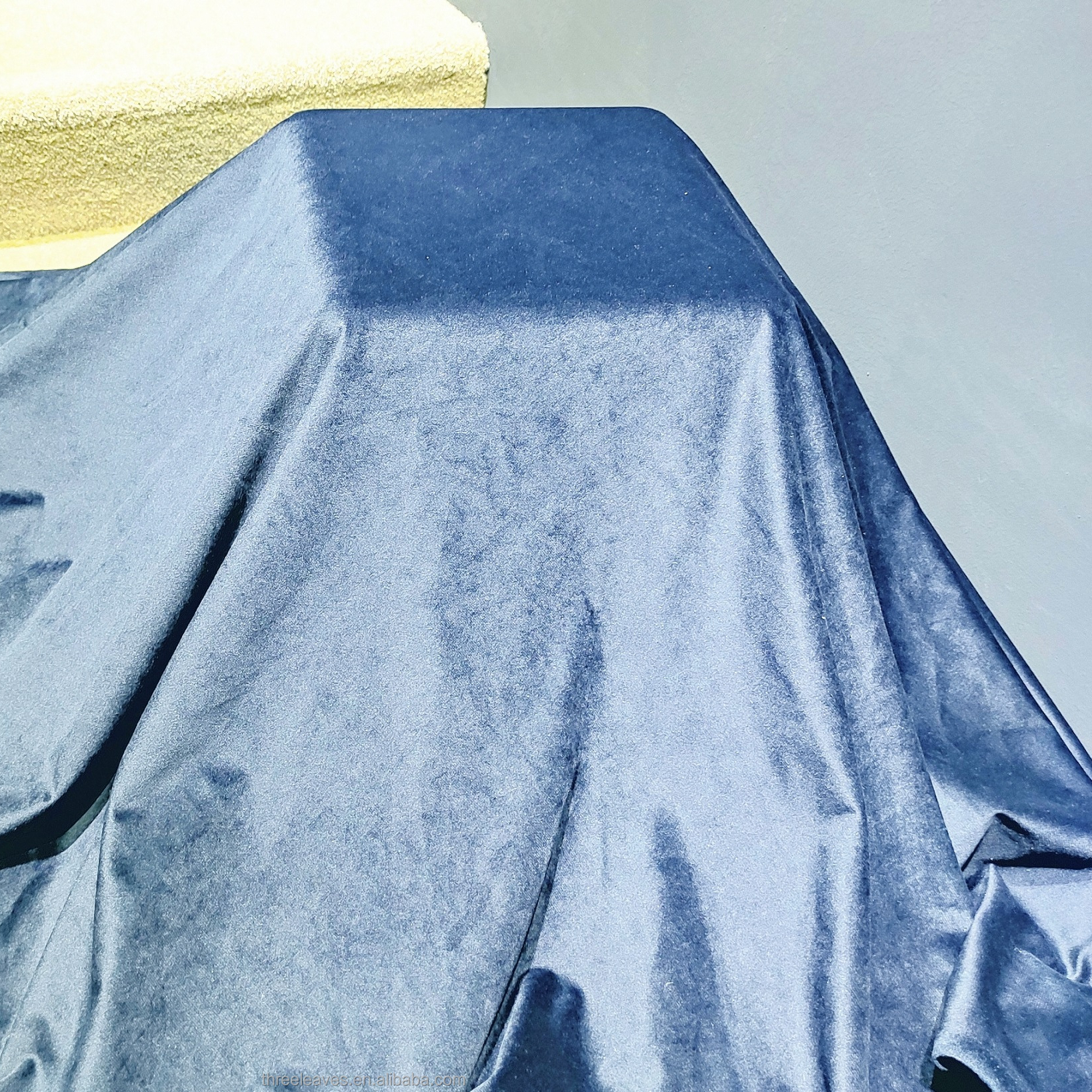 Низкая цена Высокое качество Спот 100% полиэстер ткань Голландия бархат диван/занавески бархатная ткань 120 цветов в наличии