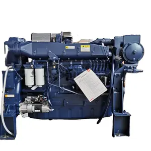 Motor diésel de alta calidad de la serie WD12 de China, principal motor marino para embarcaciones de barcos