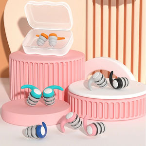 Al por mayor 1 par de tapones para los oídos para dormir, impermeables, profesionales, insonorizados, con filtro silenciador de tres capas para los oídos - Product Image 3