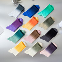 Chaussettes de sport unisexes imprimées tie-dye - Coton/Nylon/Polyester écologiques et antibactériens pour l'entraînement