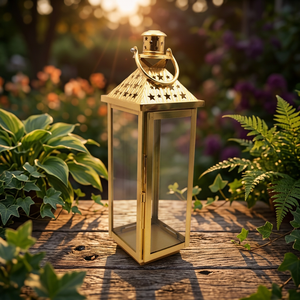 Handcrafted Stainless Steel Lantern <b>For</b> Garden Lighting And Festival Decoration With Weather Resistant Surface - Product Image 1