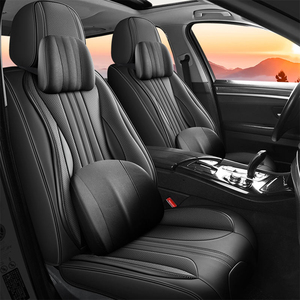 Custom <strong>Car</strong> Seat Covers Full <strong>Set</strong> Luxury PU Leather <strong>Car</strong> Seat Cushions Waterproof Universal Fit for <strong>Cars</strong> - Product Image 5