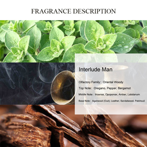 UNIQUE AROMA Interlude Huile de parfum pour homme en gros Parfum pour homme de haute qualité Parfums boisés orientaux Longue durée Cologne - Product Image 2
