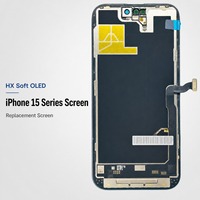 Écran OLED souple HX pour iPhone 15, 15 Plus, 15 Pro, 15 Pro Max – Ensemble d'affichage de remplacement