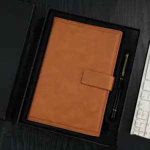 Huatong 2024 Tùy Chỉnh Sang Trọng Nhật Ký Máy Tính Xách Tay Lưu Ý Cuốn Sách Notepad Tạp Chí Máy Tính Xách Tay Và Bút Quà Tặng Văn Phòng Phẩm Thiết Lập Với Hộp Bìa Cứng Cmyk