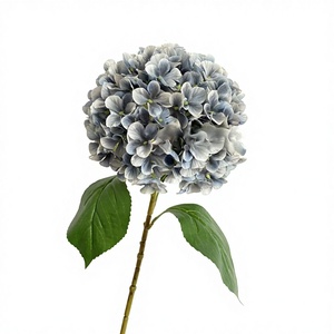 Hortensia Artificial de Alta Calidad con 3 Hojas, Impresa en 3D, Flor Colorida con 5 Cabezas para Decoración de Bodas, San Valentín y Acción de Gracias - Product Image 3