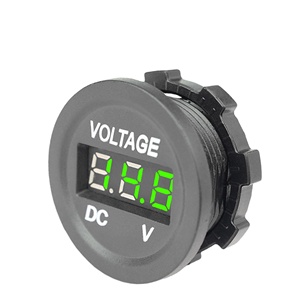 Voltímetro Digital, Amperímetro, Pantalla LED de CC 12-24V, Medidor de Voltaje Portátil, Resistente al Fuego, Universal para Vehículos, Certificado CE/FCC - Product Image 1