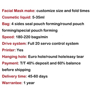 Máy Đóng Gói Làm Mặt Nạ Mỹ Phẩm Máy Đóng Gói Làm Kín Chất Lỏng Mặt Nạ Mặt Nạ Mỹ Phẩm - Product Image 3