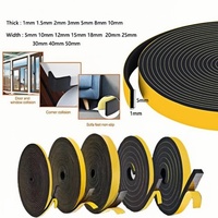 Bande adhésive en mousse EPDM double face thermorésistante, auto-adhésive, pour isolation et étanchéité, découpée sur mesure, forte, imperméable