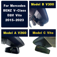 Caméra de tableau de bord Holroadx avant 4K/arrière 1080P pour Mercedes-Benz Classe V V260/300 EQV Vito, surveillance de stationnement 24h/24, contrôle par application, WiFi